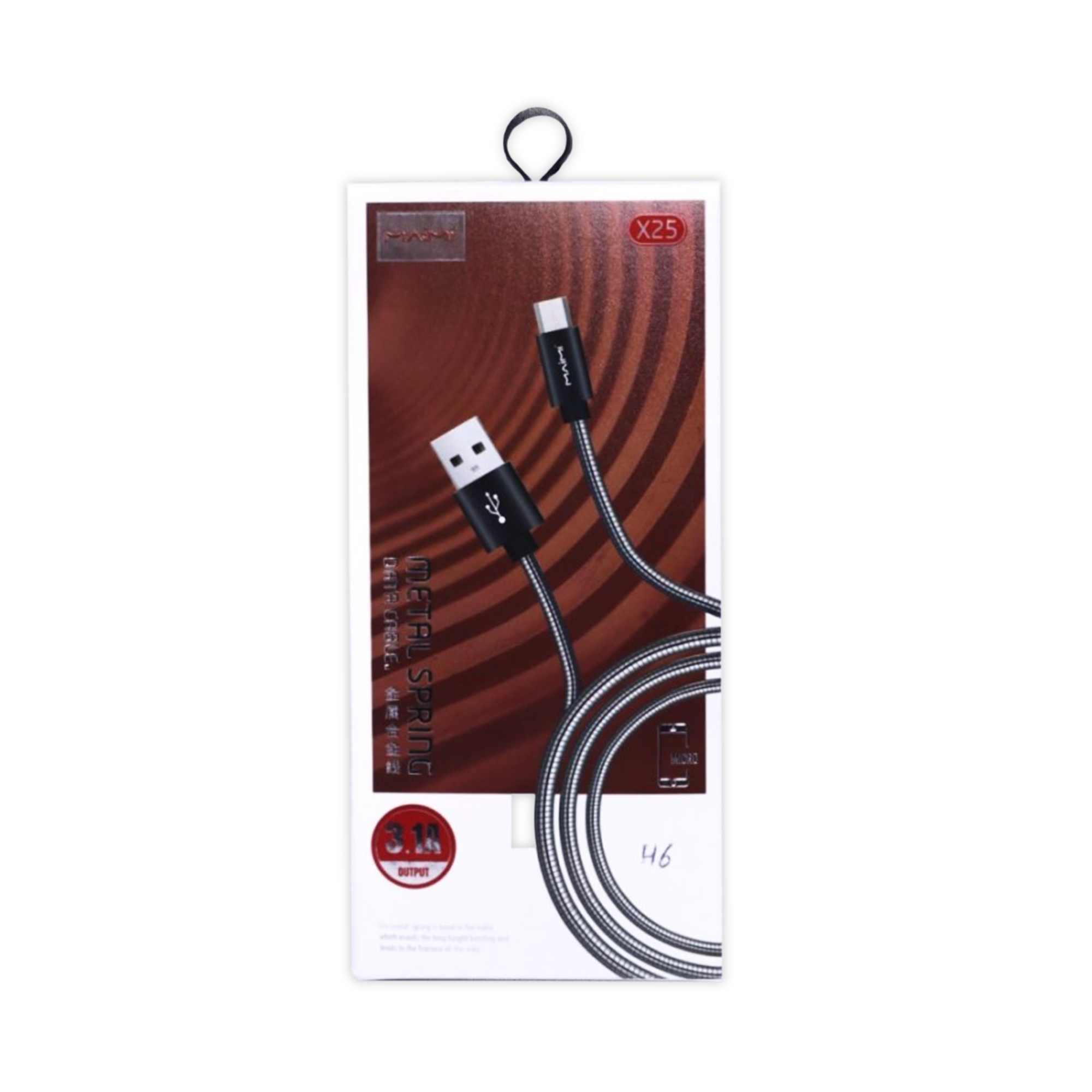 KABEL DATA MAIMI X25-MICRO-1M-GOLD/SILVER- 3.1A CHARGING SPEED ORIGINAL